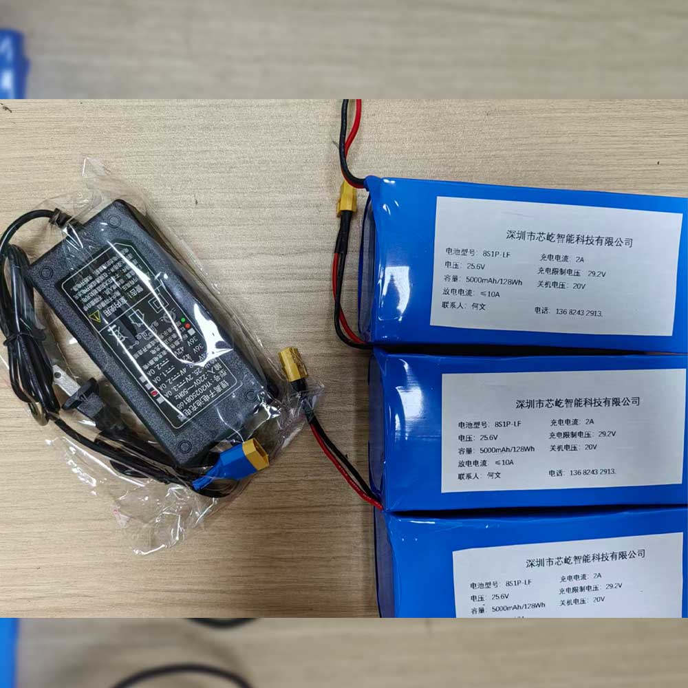 25.6V/5Ah磷酸铁锂电池｜高安全性